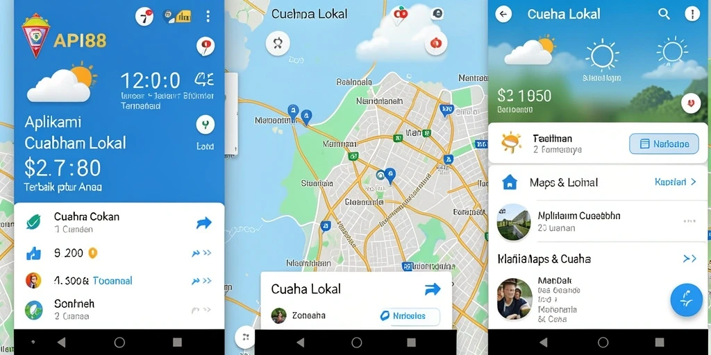 Screenshot utama API88 menampilkan tampilan antarmuka cuaca lokal yang informatif.
