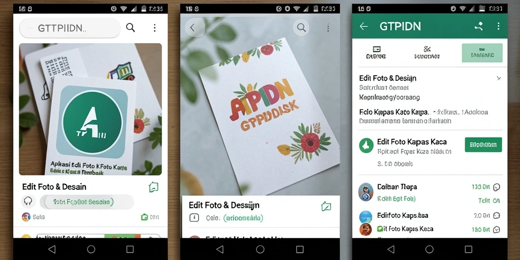 Antarmuka GTPIDN yang memudahkan pengeditan foto kertas kaca.