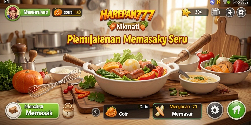 Tampilan antarmuka permainan HARAPAN777 yang menarik dan interaktif.