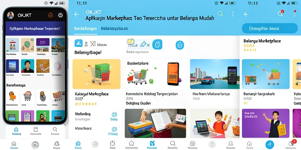 Tampilan antarmuka OKJKT yang modern dan mudah dinavigasi.