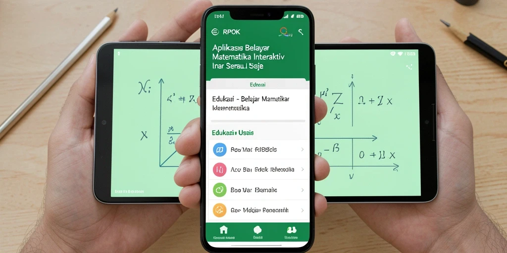 Antarmuka <strong>RPOK</strong> yang interaktif dan menarik untuk belajar matematika.